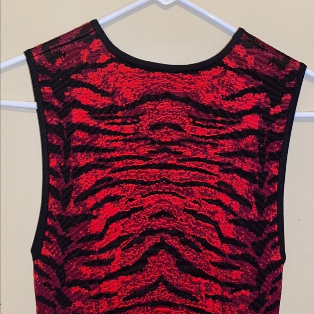 Torn by Ronny Kobo Malu Tiger Jacquard Dress - XS - Picture 4 of 8